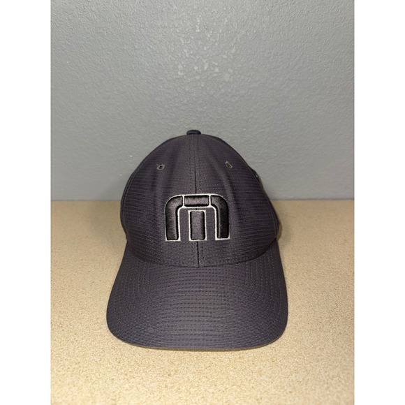 TravisMathew Other - TravisMathew Gray Flexfit Baseball Cap Small/Medium embroidered Logo Golf
